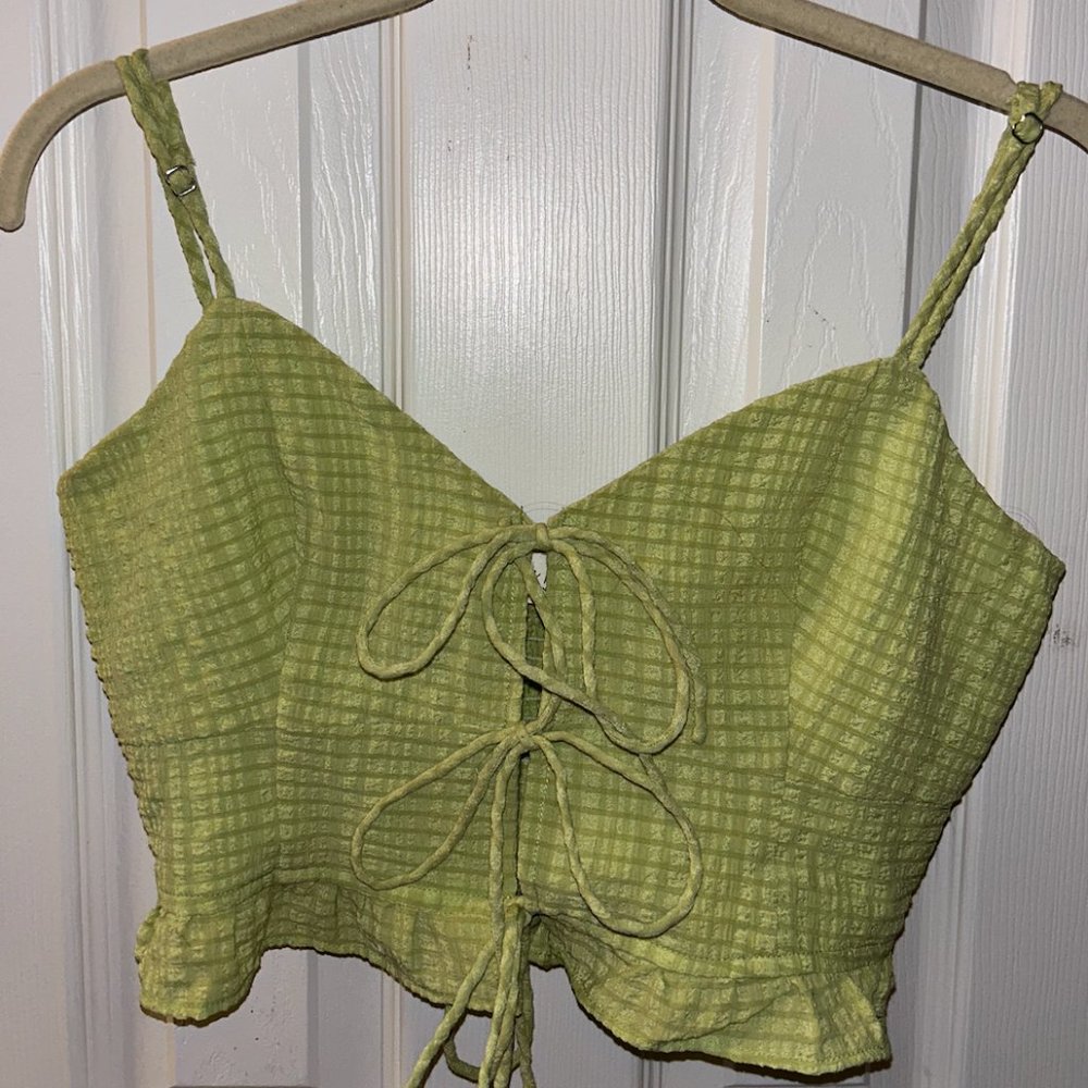New Frankie Phoenix Green Top Size Small